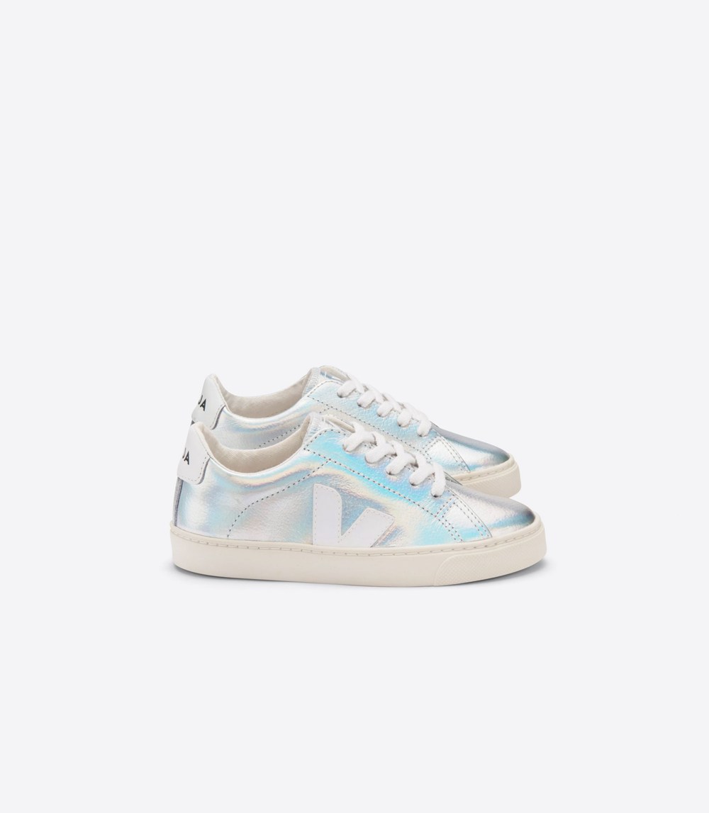 Veja Sneakers Copii - Esplar Lace Piele Unicorn - Argintii/Albi - 4219068-AS